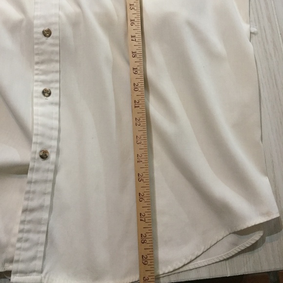 Vintage Ben Hur Button Down Men's Shirt Bear Back 2 chest pockets fits XL - Picture 8 of 8